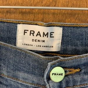 frame le high light wash skinny